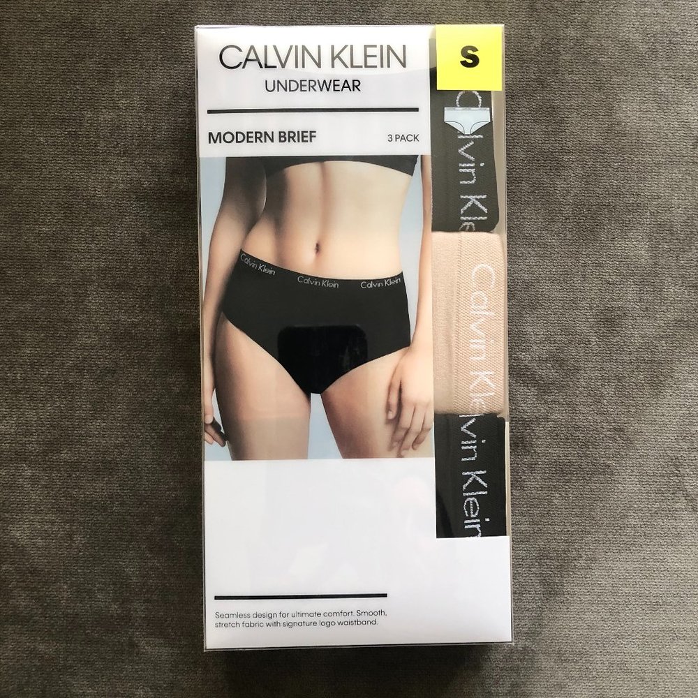 Calvin Klein Women's Modern Brief 3-Pack